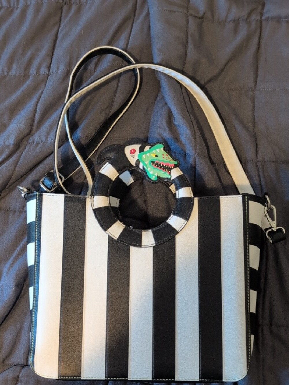 Beetlejuice Loungefly Crossbody Bag - Picture 2 of 3